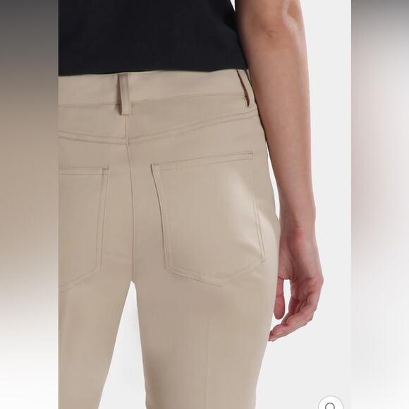 Peace of Cloth CASEY CROP JEAN - BLOSSOM TWILL in Frost (Light Grey) Size 14 - Picture 3 of 15